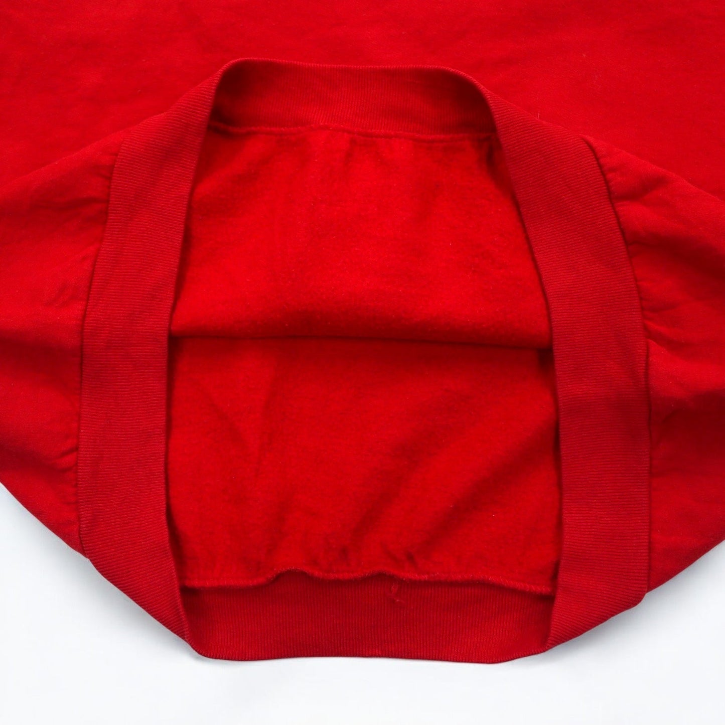 JERZEES Big Bear Crew Neck Sweatshirt, XL, Red, Cotton, Made in Mexico