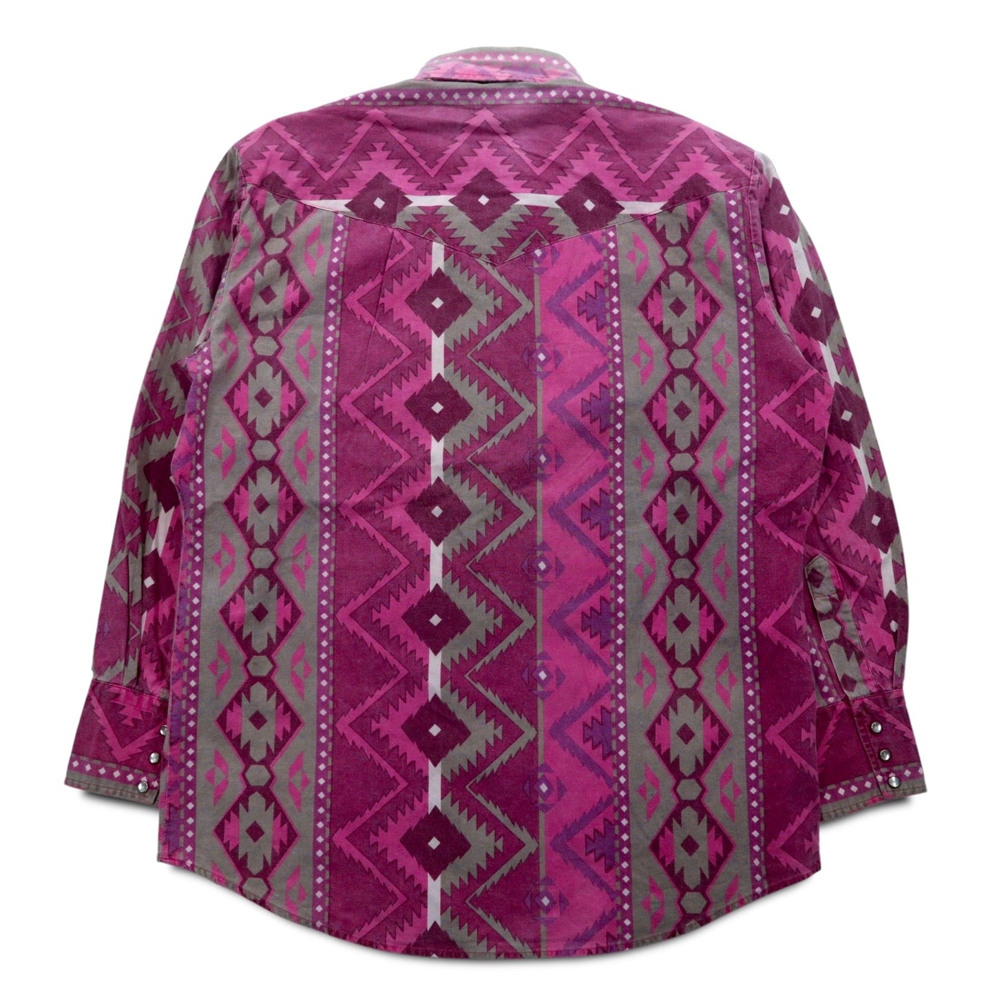 Vintage 90s KARMAN Native American Western Shirt, Size XL, Cotton, All-Over Print