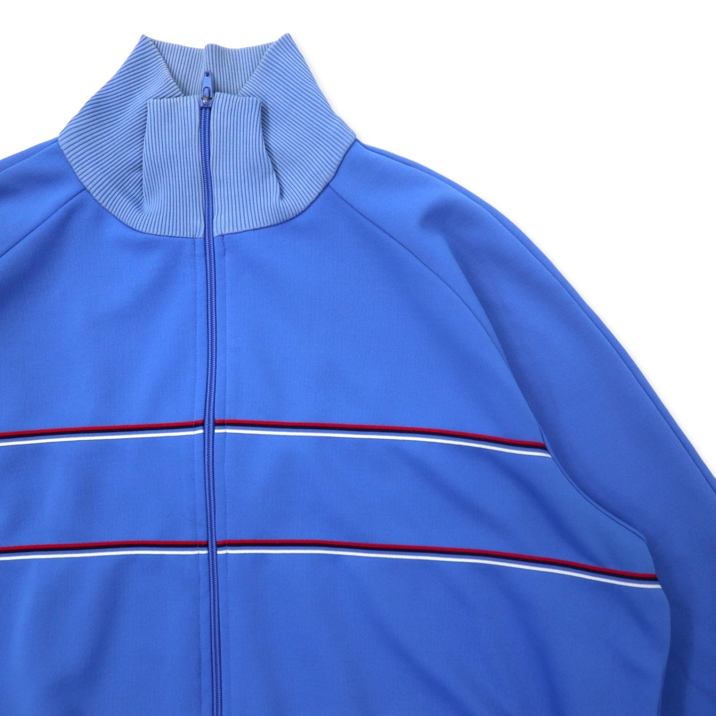 THE SPORTS SCENE 80s Track Jacket, Jersey, XL, Blue, Polyester