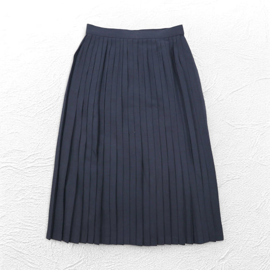 Christian Dior オールド PRET-A-PORTER プリーツスカート M グレー ウール 日本製