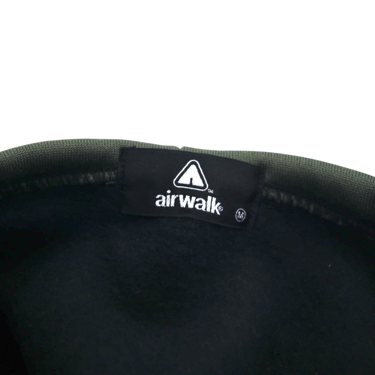 airwalk 2000s Pullover Hoodie, Size M, Black, Polyester, Fleece-Lined, Drawcord