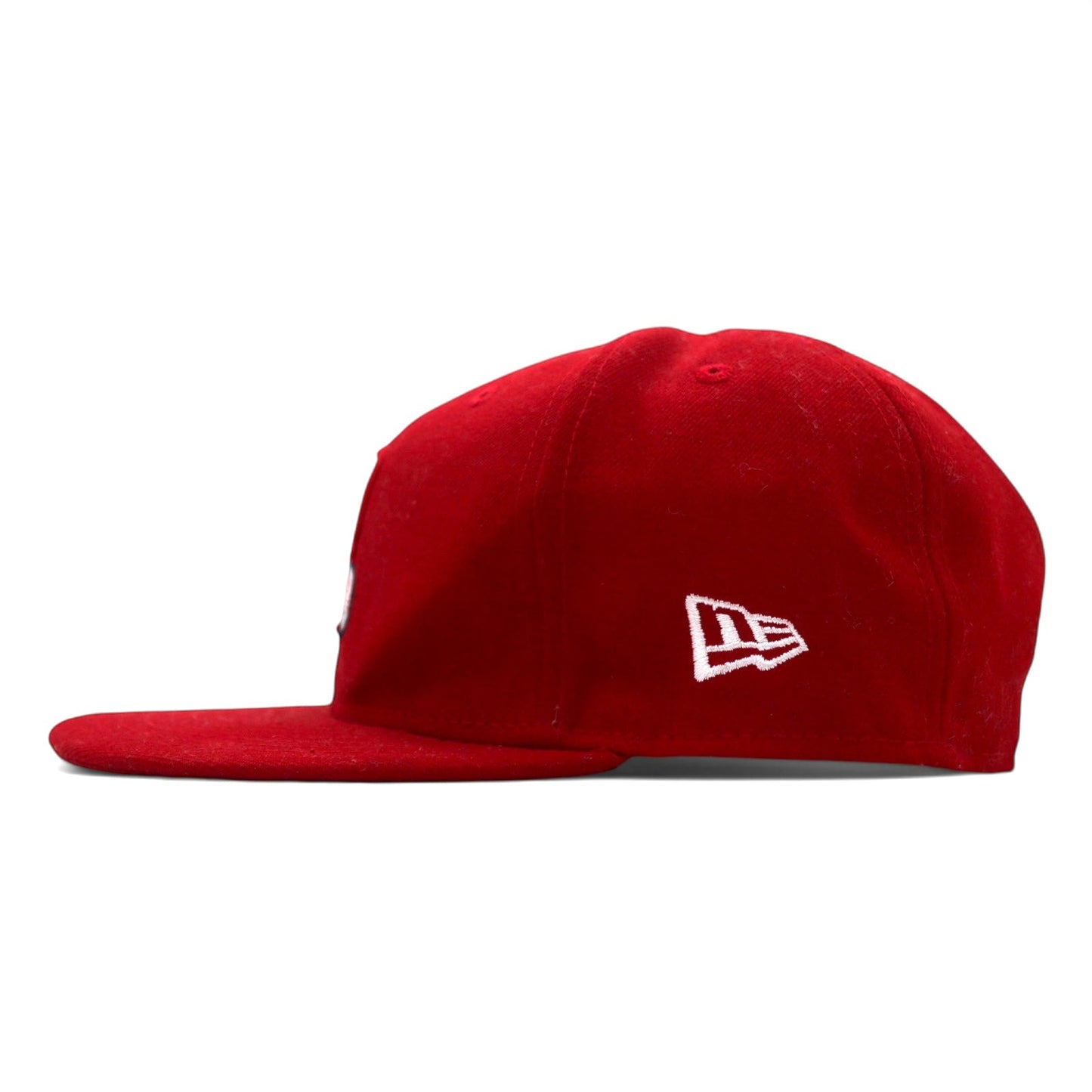 New Era Snapback Baseball Cap, M/L, Red Polyester, New York Boulders