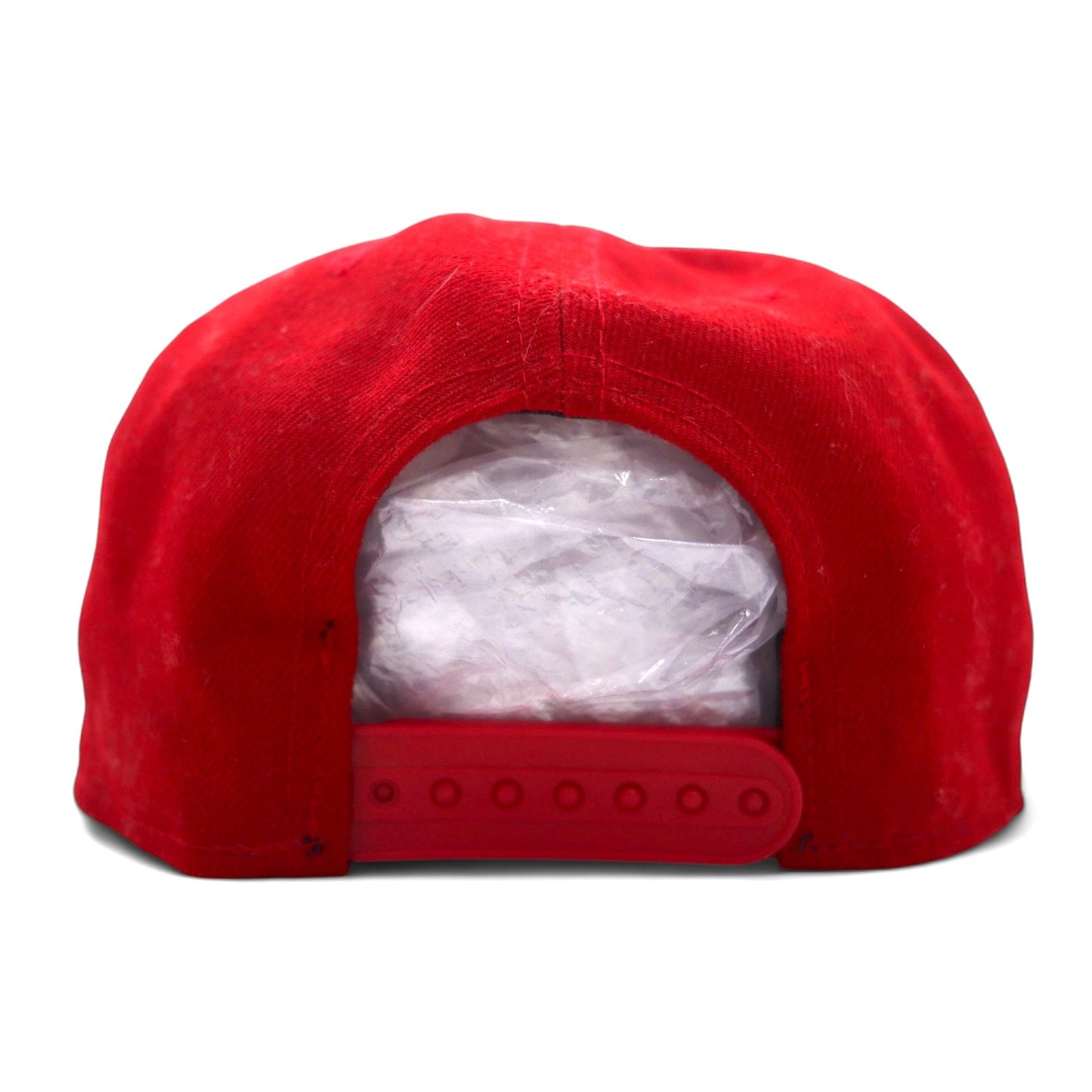 New Era Snapback Baseball Cap, M/L, Red Polyester, New York Boulders