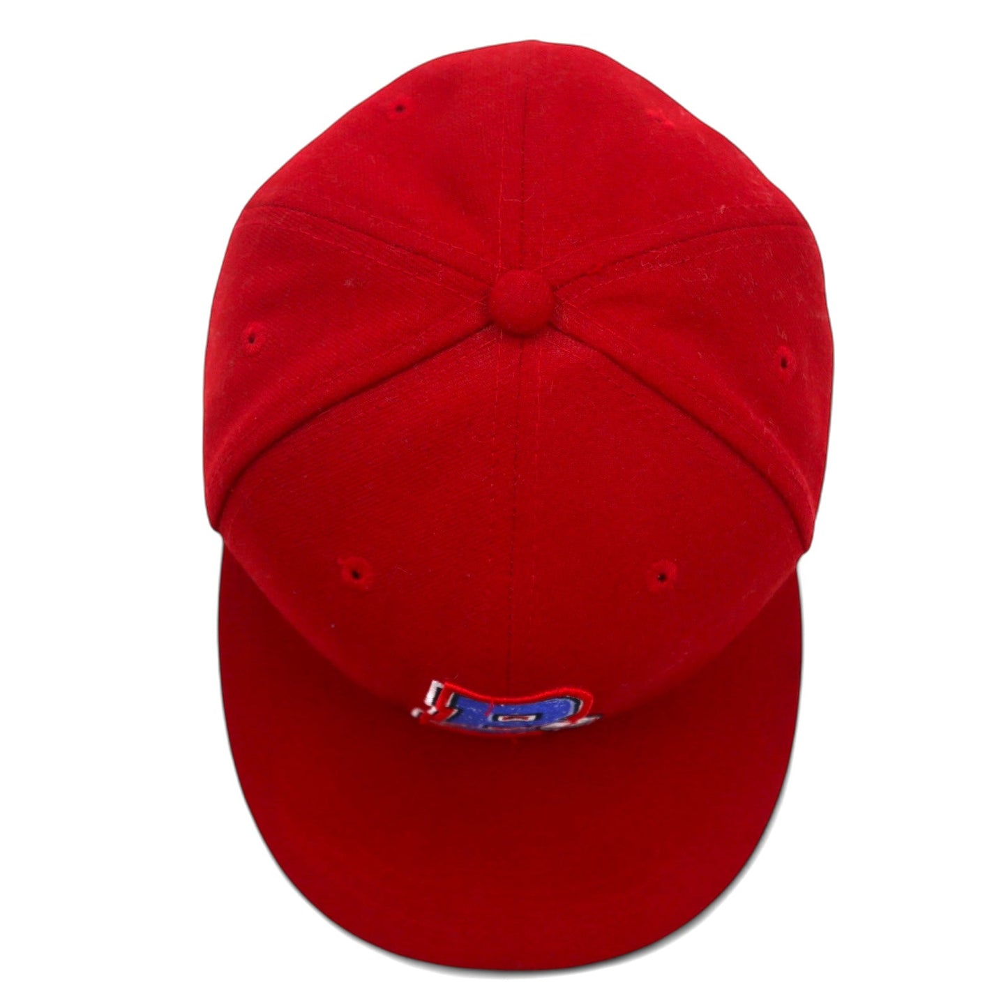 New Era Snapback Baseball Cap, M/L, Red Polyester, New York Boulders