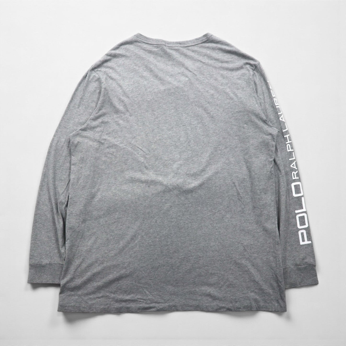 Polo Ralph Lauren 長袖Tシャツ ロンT XL グレー WORLD CUP RACING POLO ALPINE 袖ロゴ