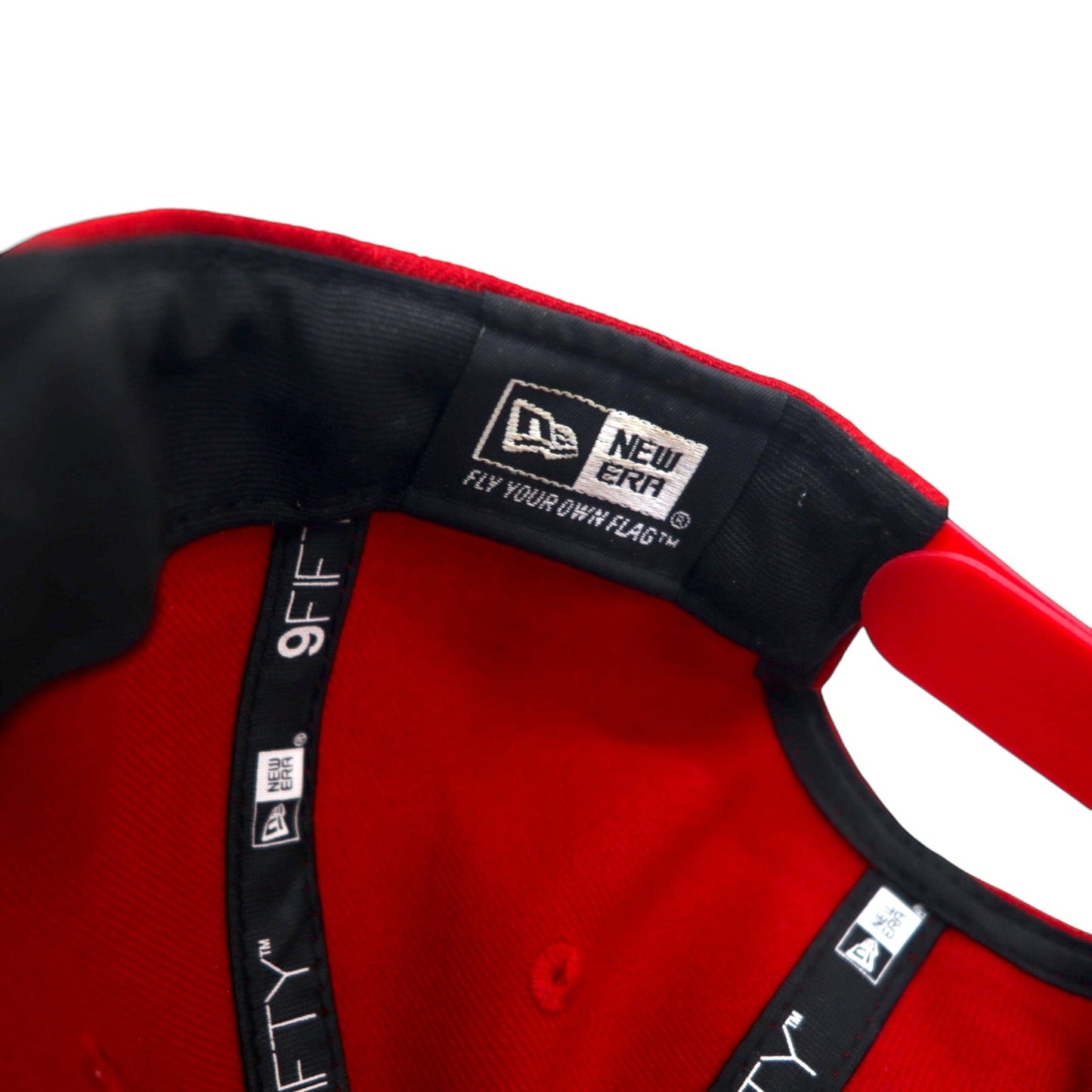 New Era Snapback Baseball Cap, M/L, Red Polyester, New York Boulders