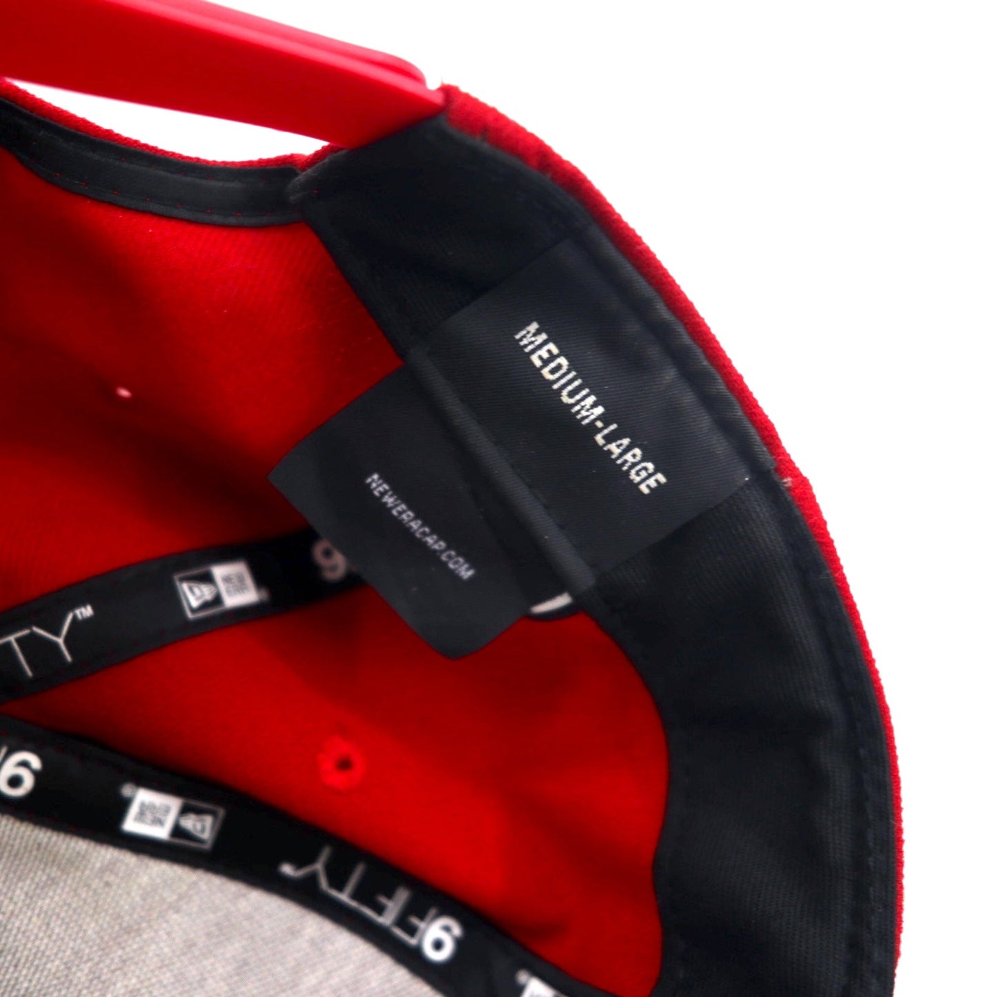 New Era Snapback Baseball Cap, M/L, Red Polyester, New York Boulders