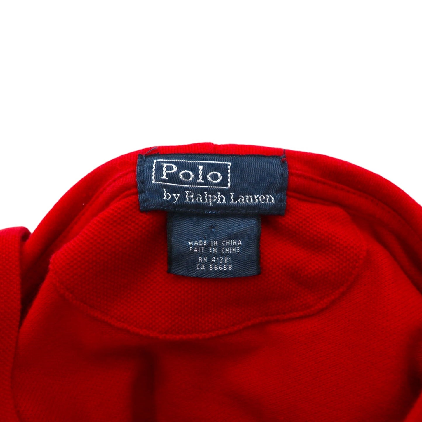 Polo by Ralph Lauren Big Pony Embroidered Half-Button Hoodie, Size S, Red, Cotton, Pique