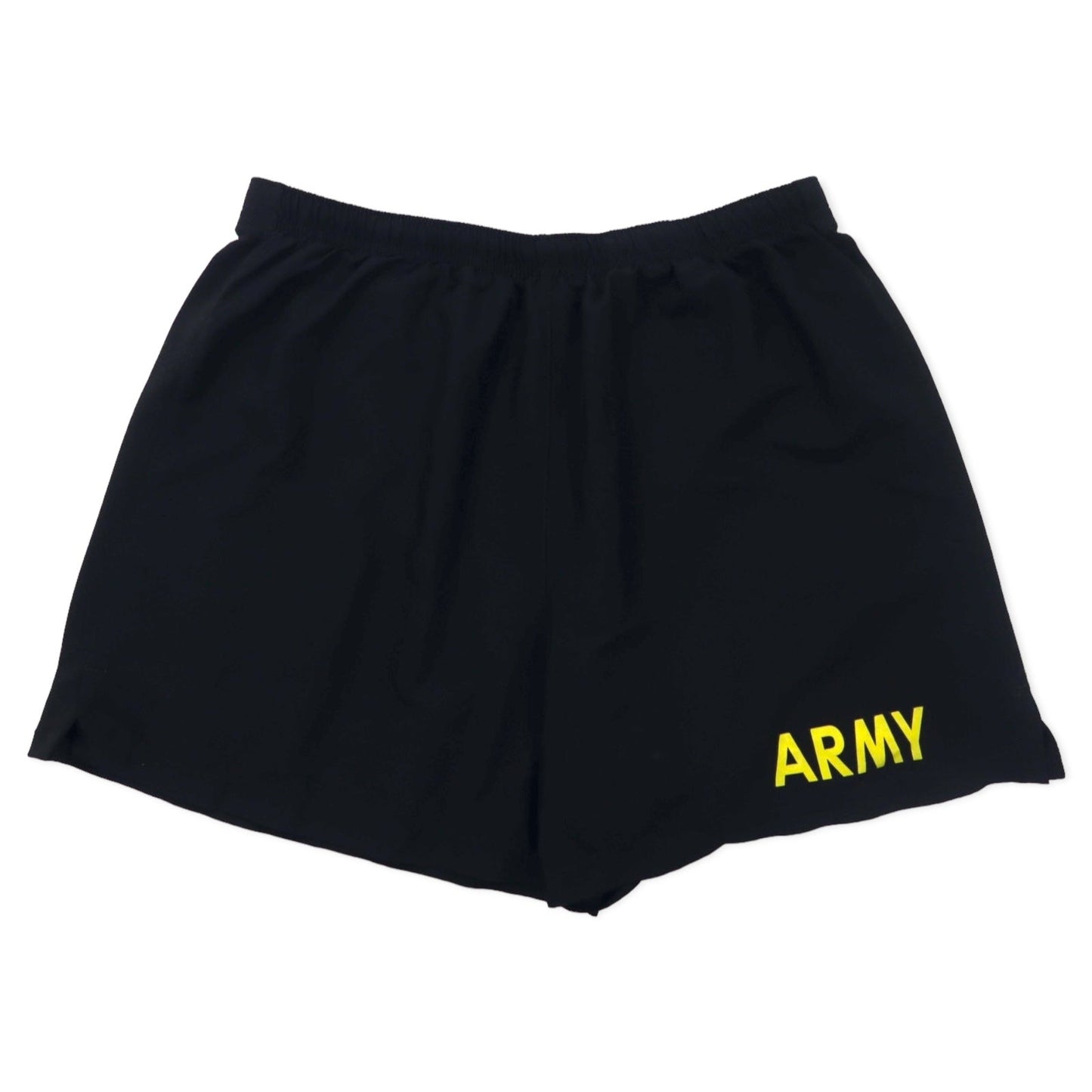 US ARMY Training Shorts, Size L, Black, Polyester, Military