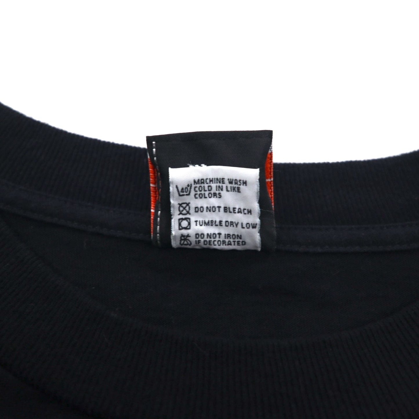 HARLEY DAVIDSON 00年代 USA製 ファイヤーパターン スカルプリント Tシャツ 2XL ブラック コットン ST LOUIS MO