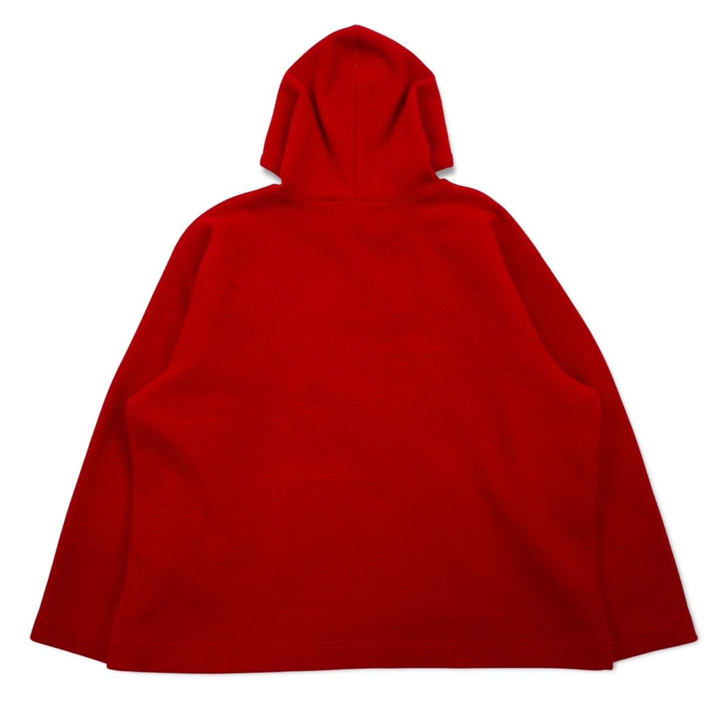 POLO JEANS CO. RALPH LAUREN 90s Fleece Half-Zip Hoodie, XL, Red, Polyester, Logo