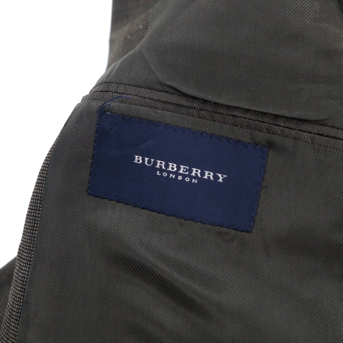 BURBERRY USA-made 2B tailored jacket, size 46, brown wool