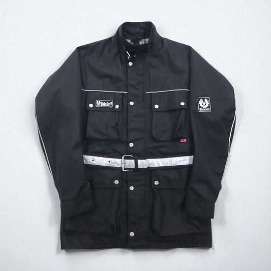 BELSTAFF イタリア製 ツアーマスター モーターサイクル ライダースジャケット XL ブラック TOUR MASTER 500 ベルト付き