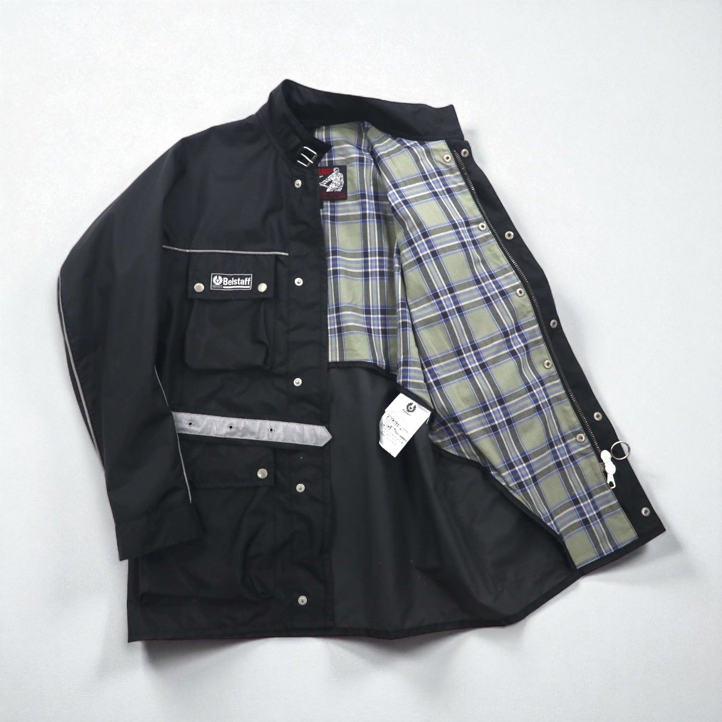 BELSTAFF イタリア製 ツアーマスター モーターサイクル ライダースジャケット XL ブラック TOUR MASTER 500 ベルト付き
