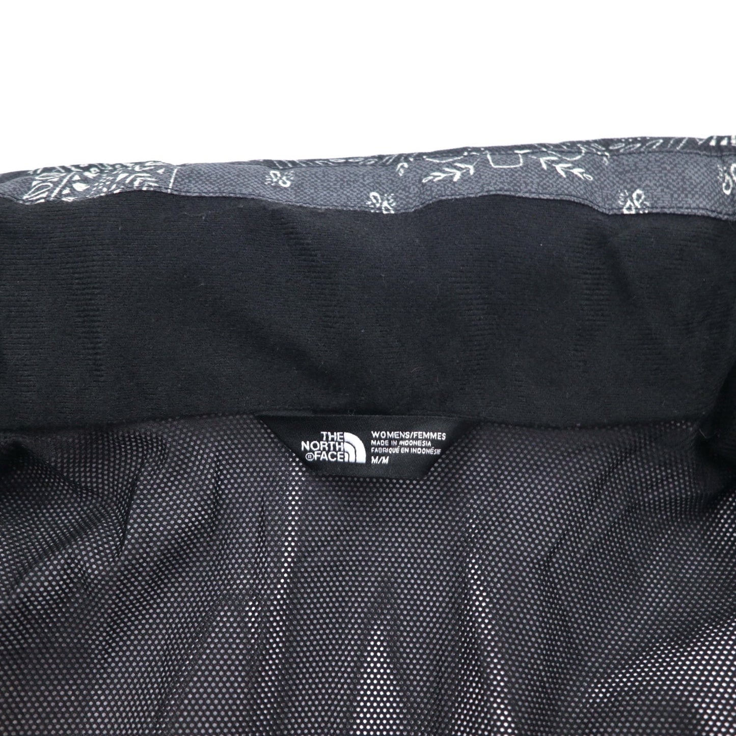THE NORTH FACE RESOLVE PARKA II Mountain Parka, Size M, Black, Bandana Paisley Print, Polyester, DRYVENT Waterproof, US Standard