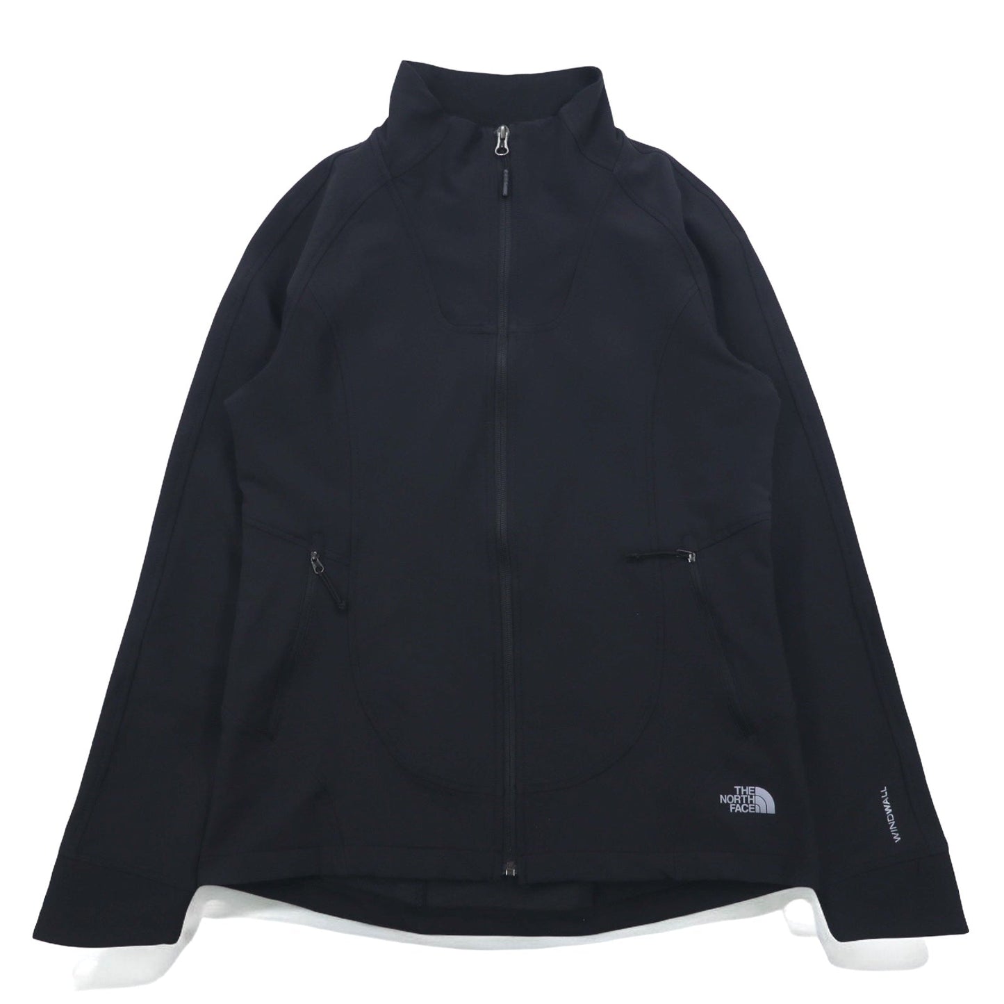 THE NORTH FACE WINDWALL Softshell Jacket, Size M, Black, Polyester, Lightweight, Moisture-wicking, Windproof, US Standard, NF0A3LGW