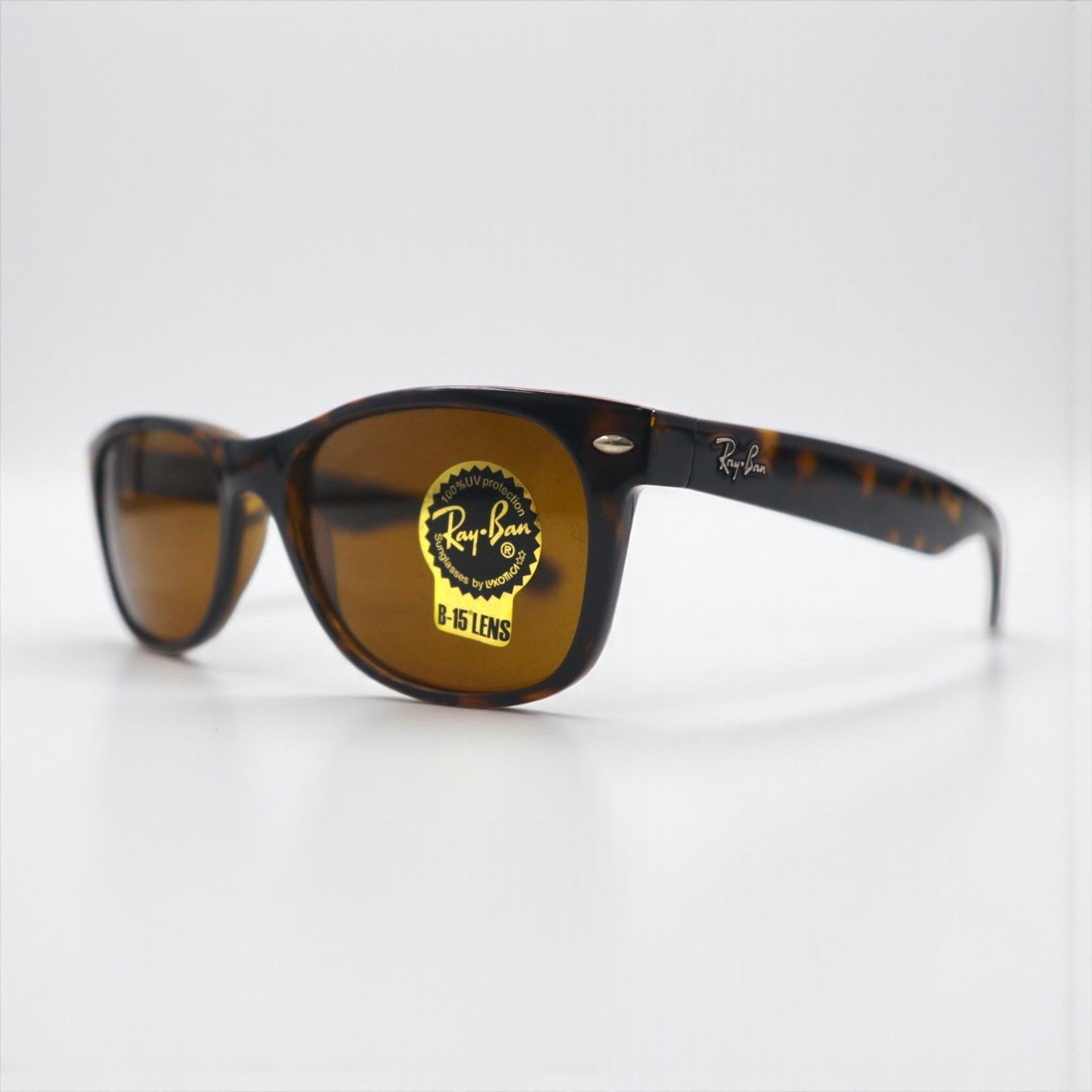 Ray-Ban ニューウェイファーラー NEW WAYFARER ウェリントン サングラス RB2132 710 55-18 3N ベッコウ イタリア製 未使用品