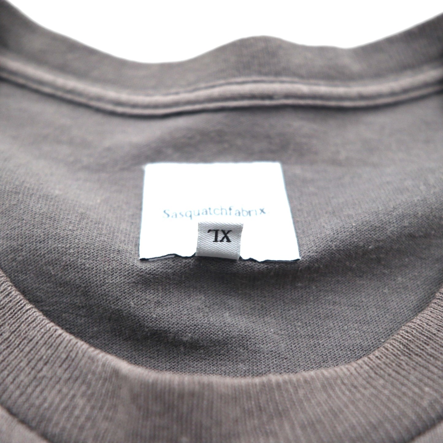 Sasquatch Fabrix 首切り全面テッカイ Tシャツ XL グレー 鈴木賢二 コットン