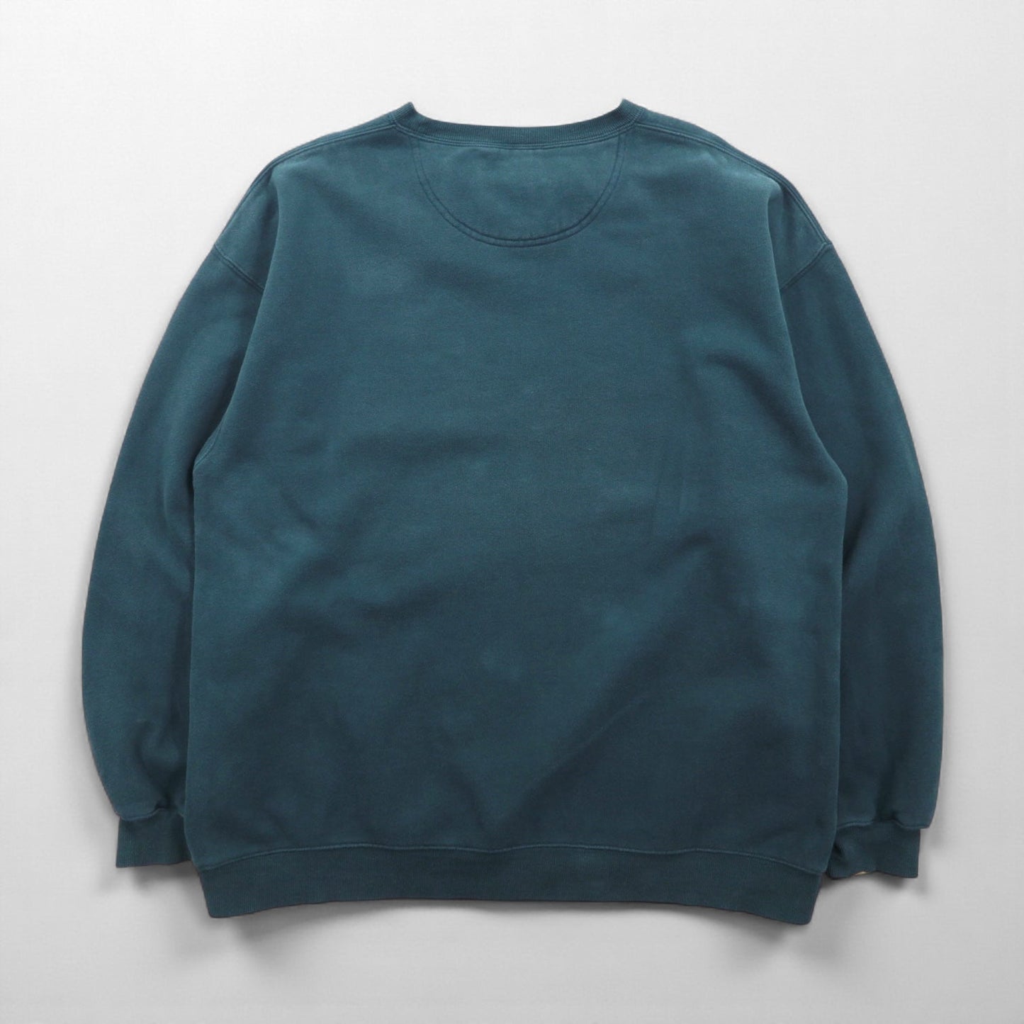 90s Vintage Sweatshirt 前V スウェット トレーナー XL グリーン コットン BIG DOGS