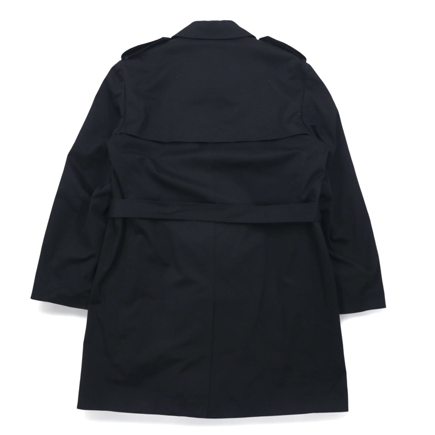 LAUREN RALPH LAUREN Trench Coat, XL, Black, with Detachable Quilted Liner and Belt, Water-Repellent