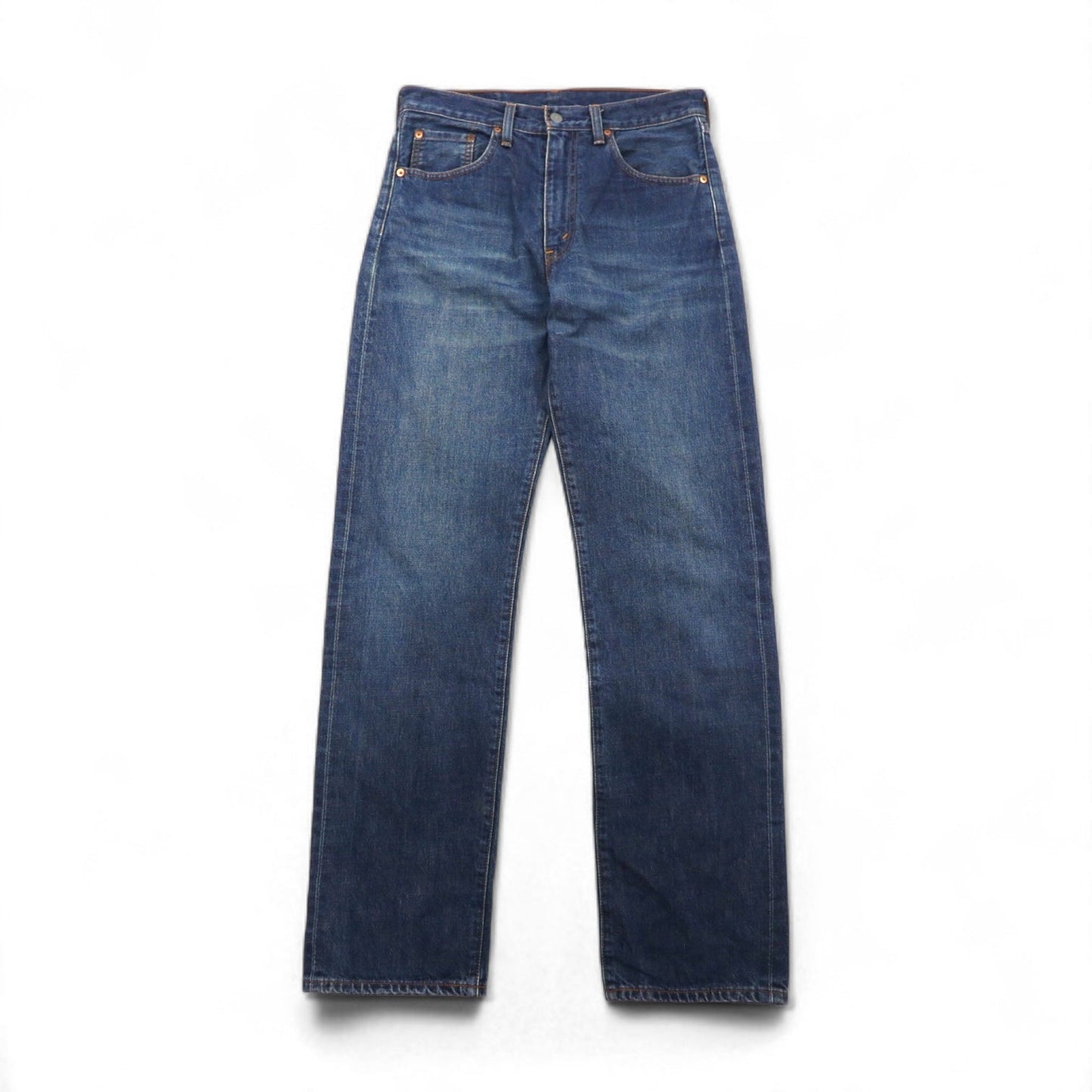 Levi's 90年代 日本製 502-XX 復刻 ビッグE 赤耳 セルビッヂ デニムパンツ M インディゴ ブルー TALONジップ 均等v USED LOOK