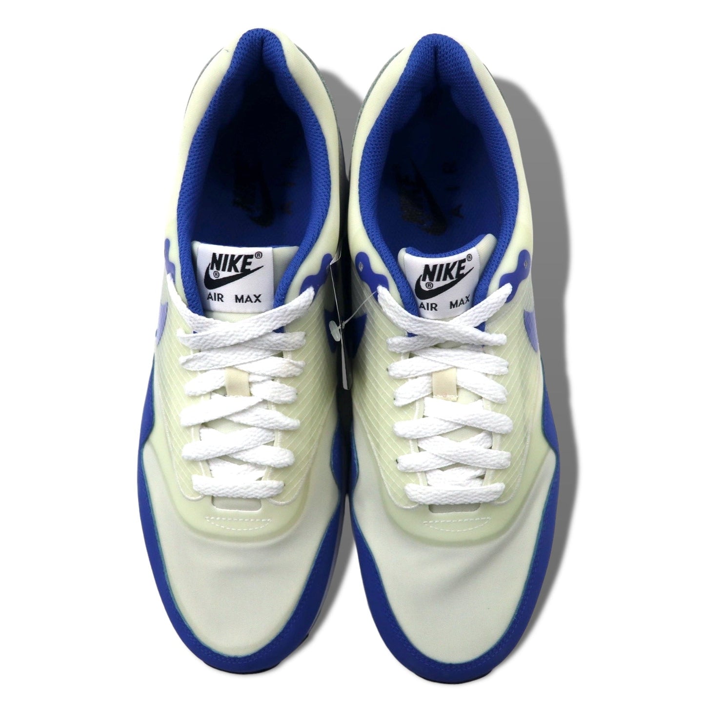 NIKE Air Maxim 1+ Varsity Royal Sneakers, Size 28.5cm, White and Blue, AIR MAXIM 1+ VARSITY ROYAL 366488-141