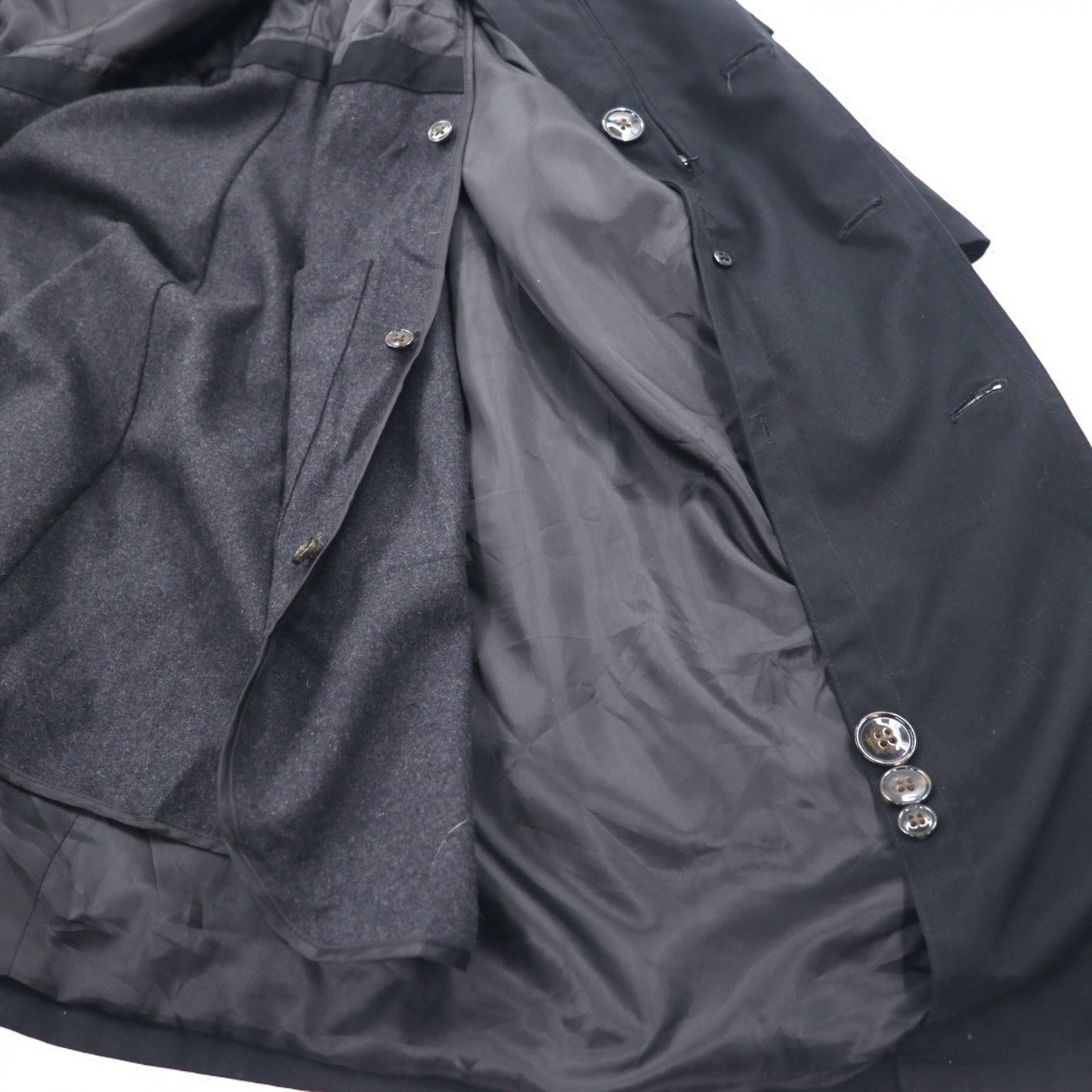 LAUREN RALPH LAUREN Trench Coat, XL, Black, with Detachable Quilted Liner and Belt, Water-Repellent