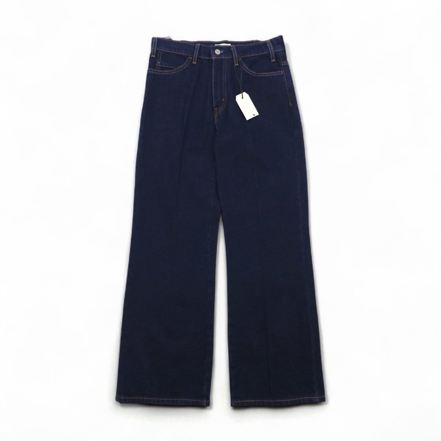 Levi's PREMIUM スタプレ STA-PREST フレア デニムパンツ M ブルー ダークインディゴ A35520008 トルコ製 未使用品