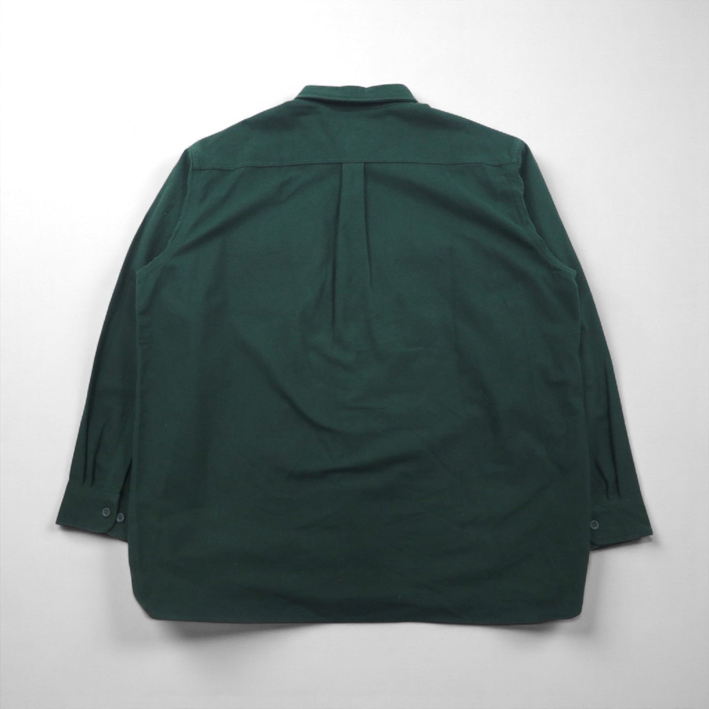 L.L.Bean シャミークロスシャツ フランネルシャツ 2XL カーキ コットン ダブルポケット 187923