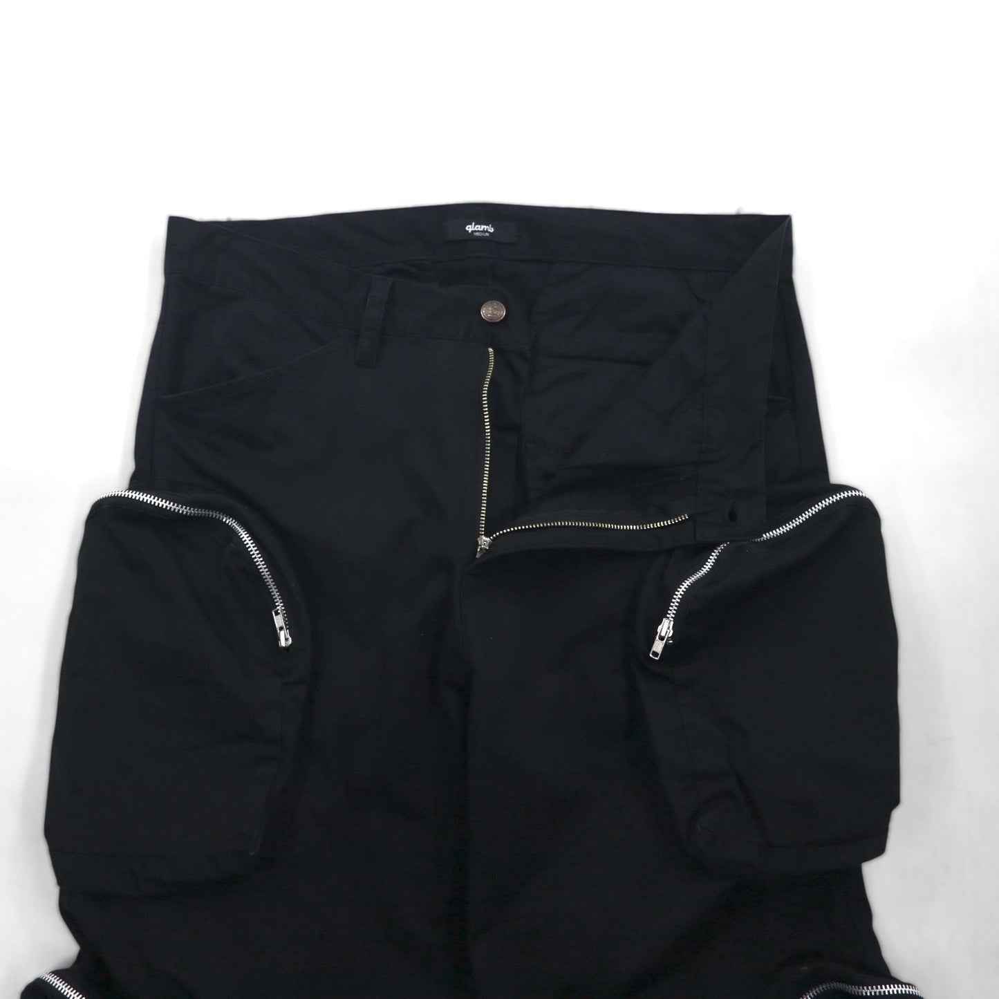 glamb エクスペリメンタルカーゴパンツ Experimental Cargo Pants ミリタリー M ブラック ユーティリティ ポケット