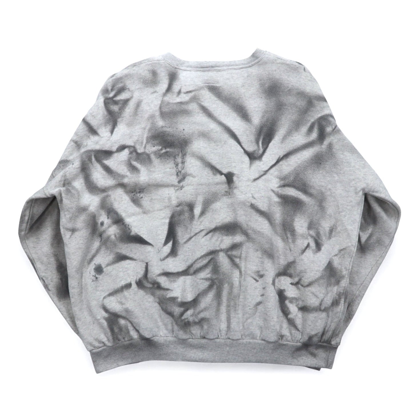 HARLEY DAVIDSON USA-Made Tie-Dye Sweatshirt, Size L, Gray, Printed Cotton, Brushed Lining