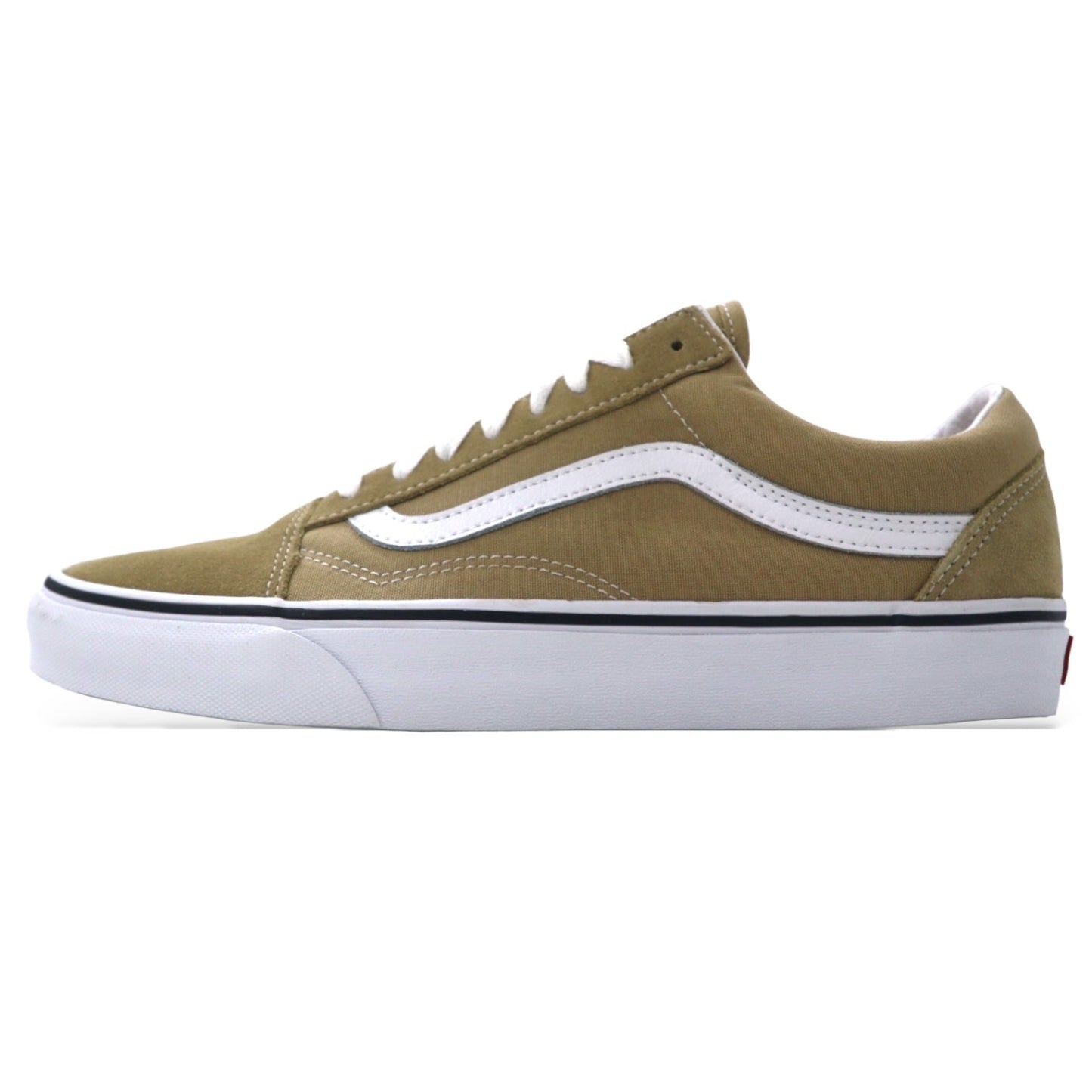 VANS Old Skool Sneakers, Size 28cm, Beige Canvas, Suede Leather, OLD SKOOL 751505, Unused