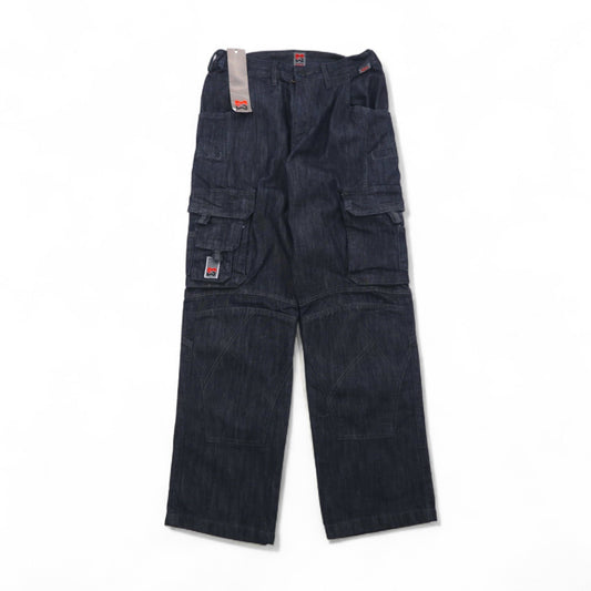 00年代 WURTH MODYF バギー デニム カーゴパンツ L ダークインディゴ 未使用品