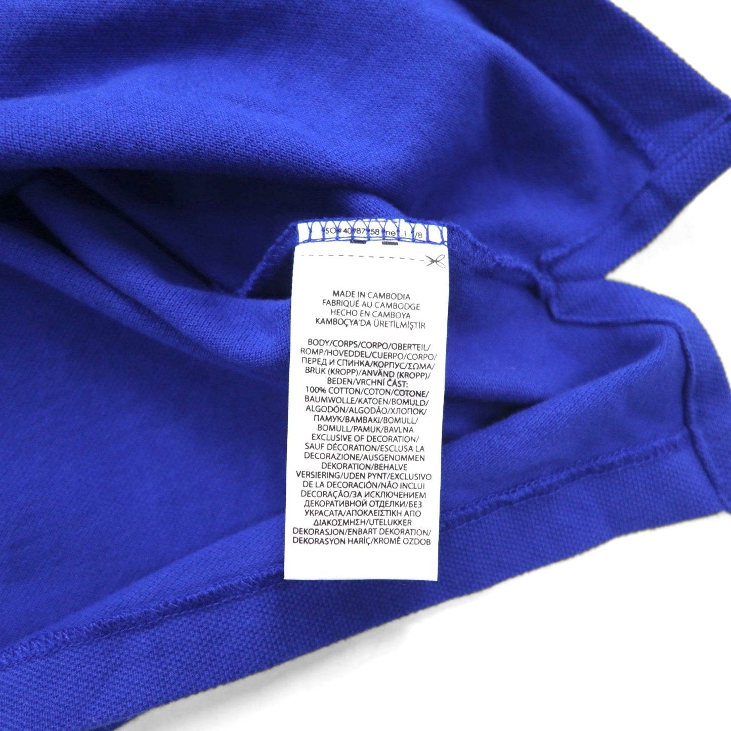 POLO RALPH LAUREN クラシックフィット ポロシャツ M ブルー コットン 鹿の子 スモールポニー刺繍