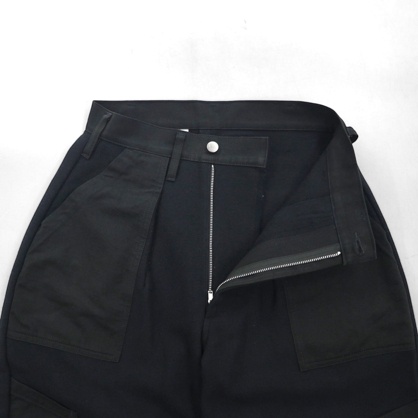 TUKI コンバットパンツ 0135 Combat Pants Melton ワイドパンツ S グレー ウール メルトン 日本製