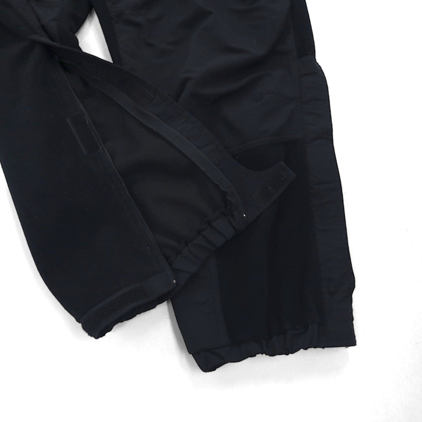 Cabela’s ミリタリー フリース カーゴパンツ XL ブラック GORE WINDSTOPPER ナイロン切替 ウェビングベルト 裾 スリット カナダ製