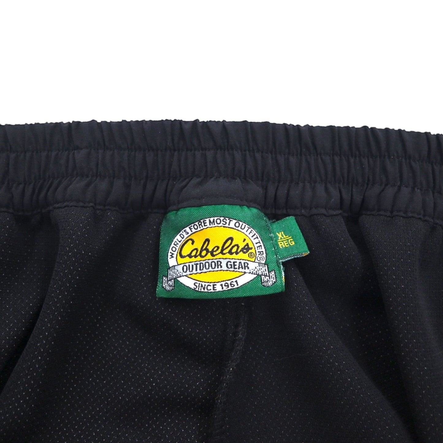 Cabela’s ミリタリー フリース カーゴパンツ XL ブラック GORE WINDSTOPPER ナイロン切替 ウェビングベルト 裾 スリット カナダ製