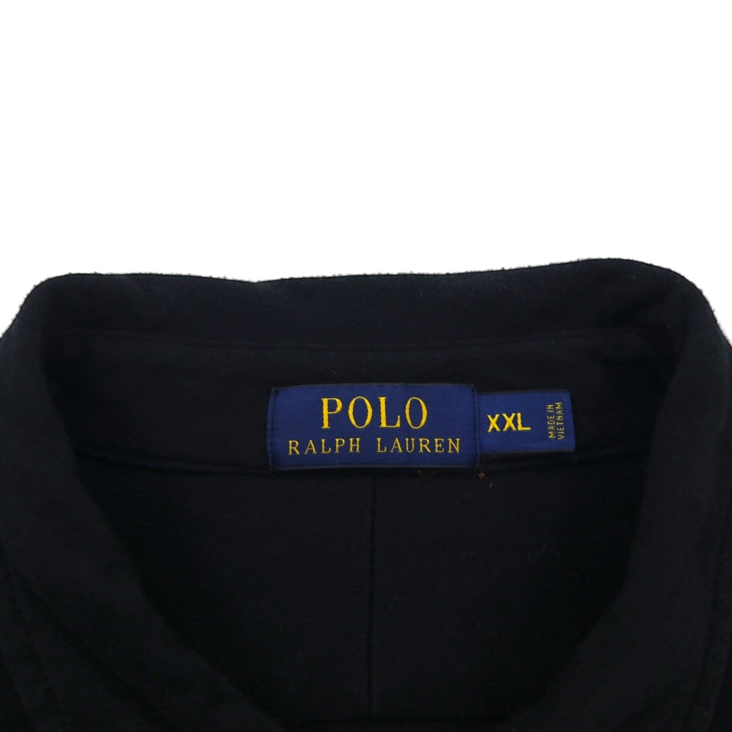 Polo Ralph Lauren ビッグサイズ 長袖 ポロシャツ ラガーシャツ 2XL ブラック コットン