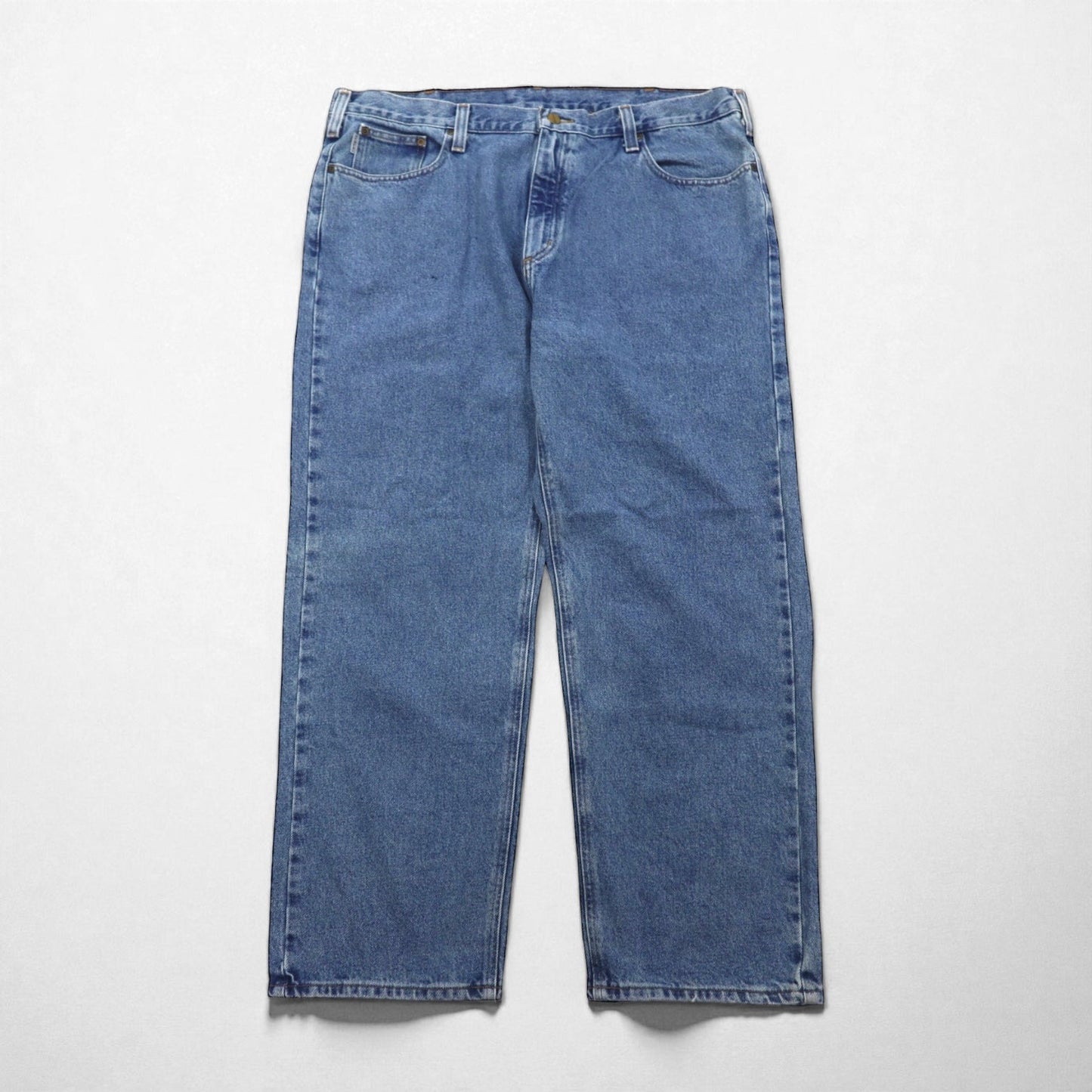 carhartt ワイド デニムパンツ ジーンズ XL リラックスフィット インディゴ Relaxed Fit ビッグサイズ B460 LVB