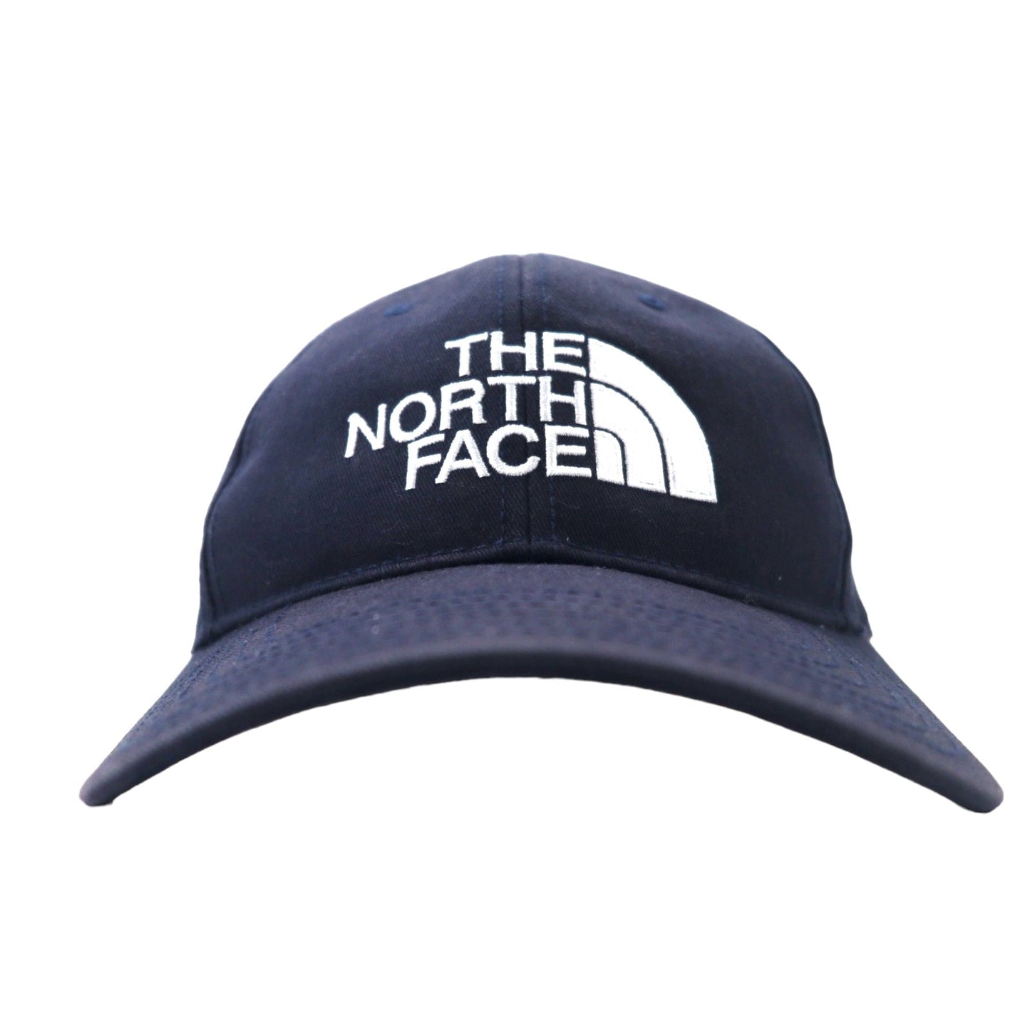 THE NORTH FACE Logo Embroidered Trekking Cap, Free Size, Navy, Cotton, NN01450