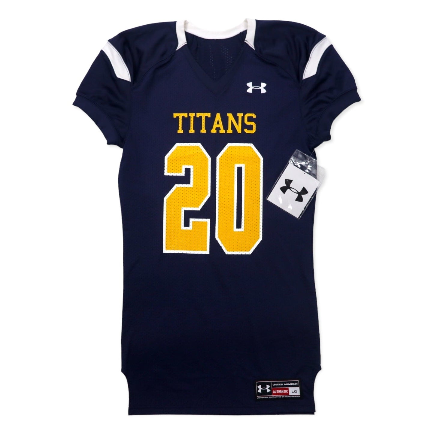 UNDER ARMOUR Remake Game Shirt Dress, Size L, Navy, Polyester, Titans Numbering, Unused
