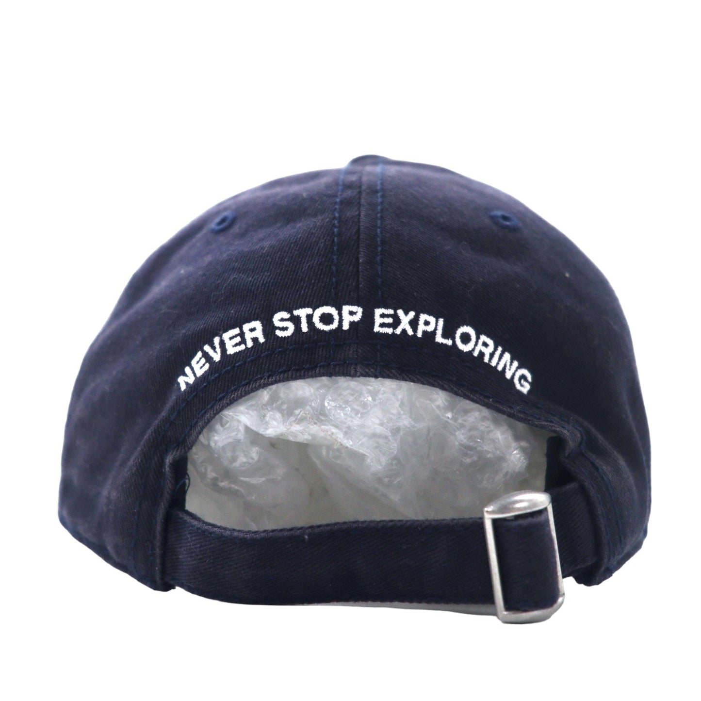 THE NORTH FACE Logo Embroidered Trekking Cap, Free Size, Navy, Cotton, NN01450