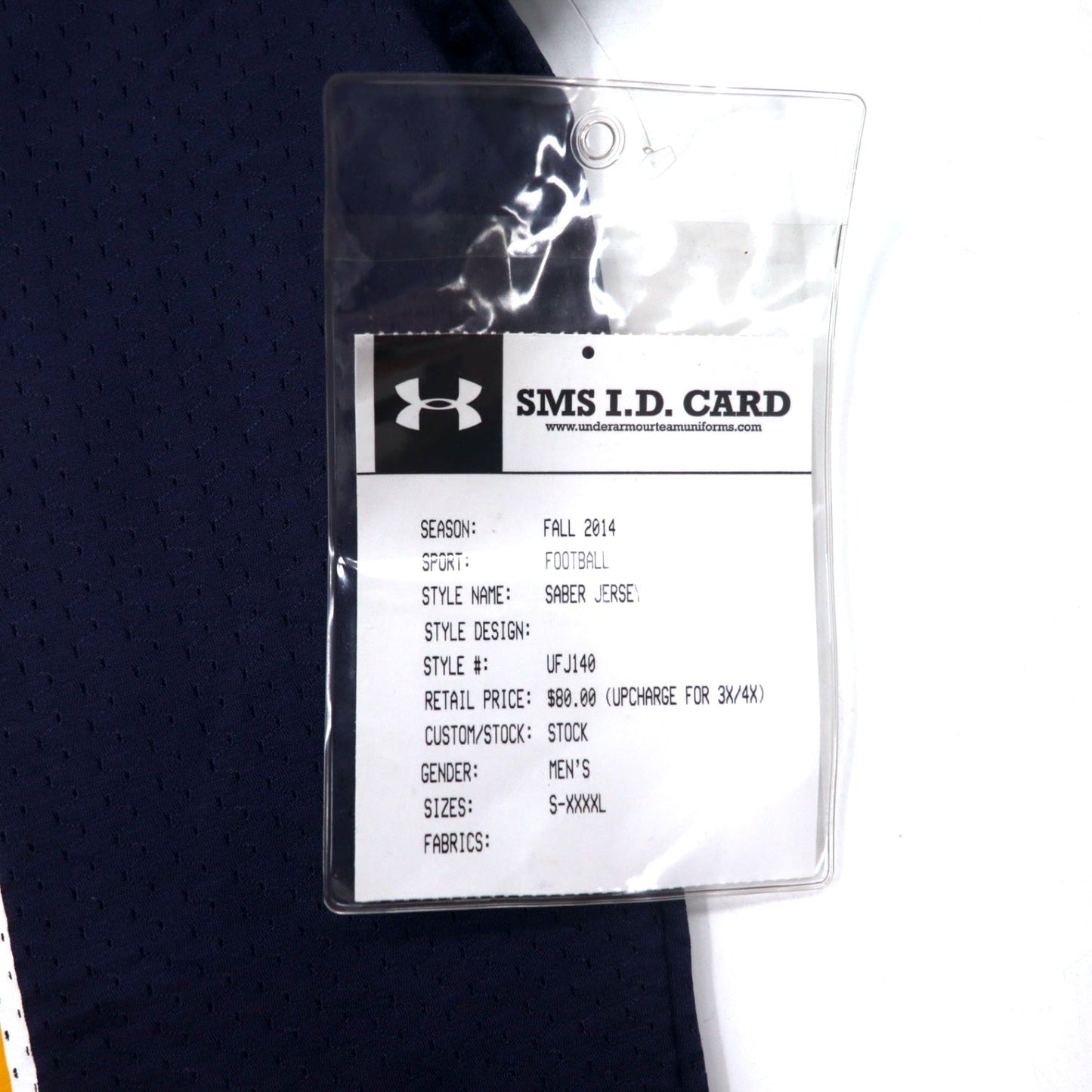 UNDER ARMOUR Remake Game Shirt Dress, Size L, Navy, Polyester, Titans Numbering, Unused