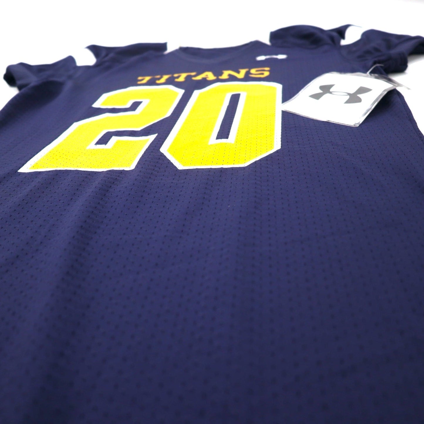 UNDER ARMOUR Remake Game Shirt Dress, Size L, Navy, Polyester, Titans Numbering, Unused