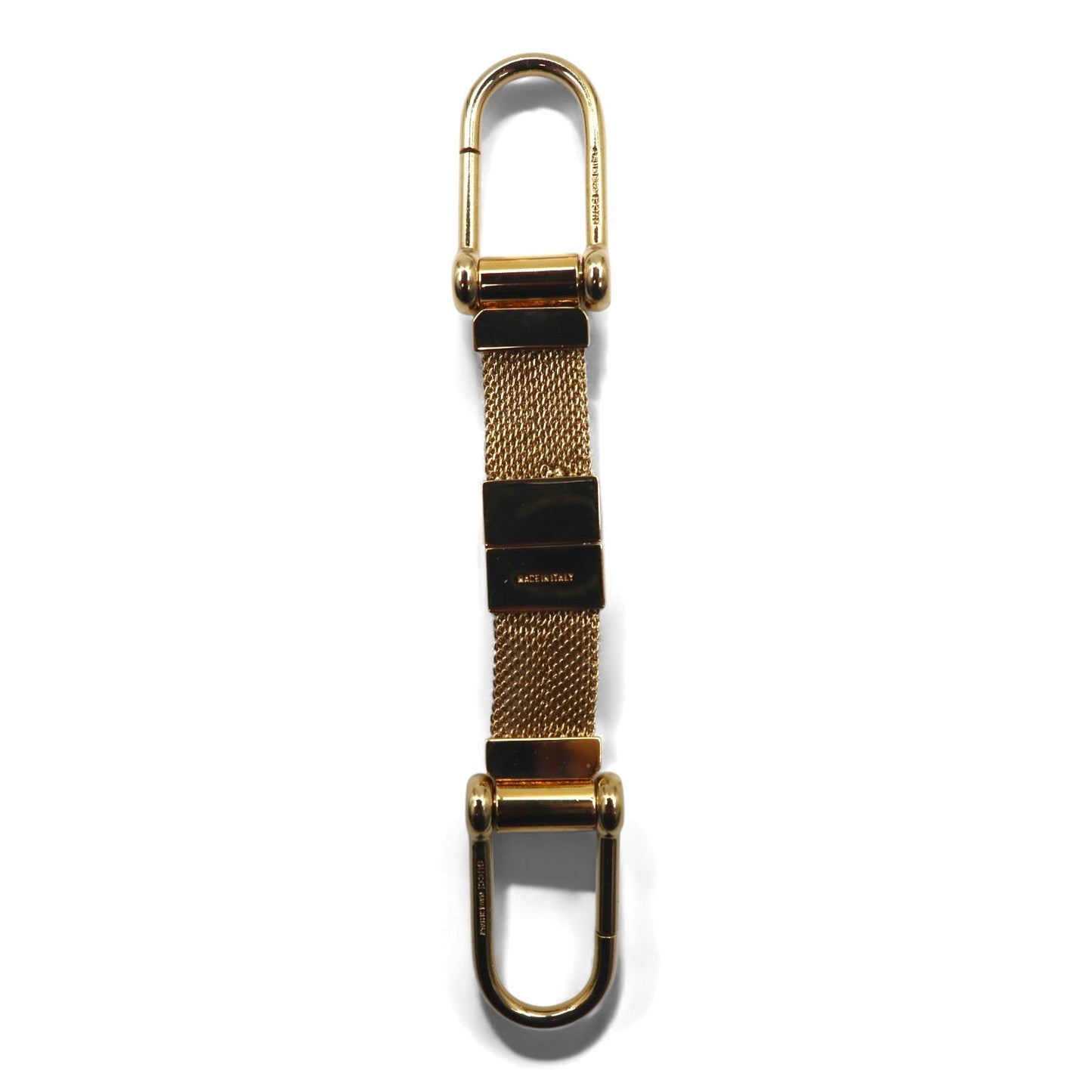 GUCCI イタリア製 セパレート キーホルダー キーリング ゴールド メタル メッシュ