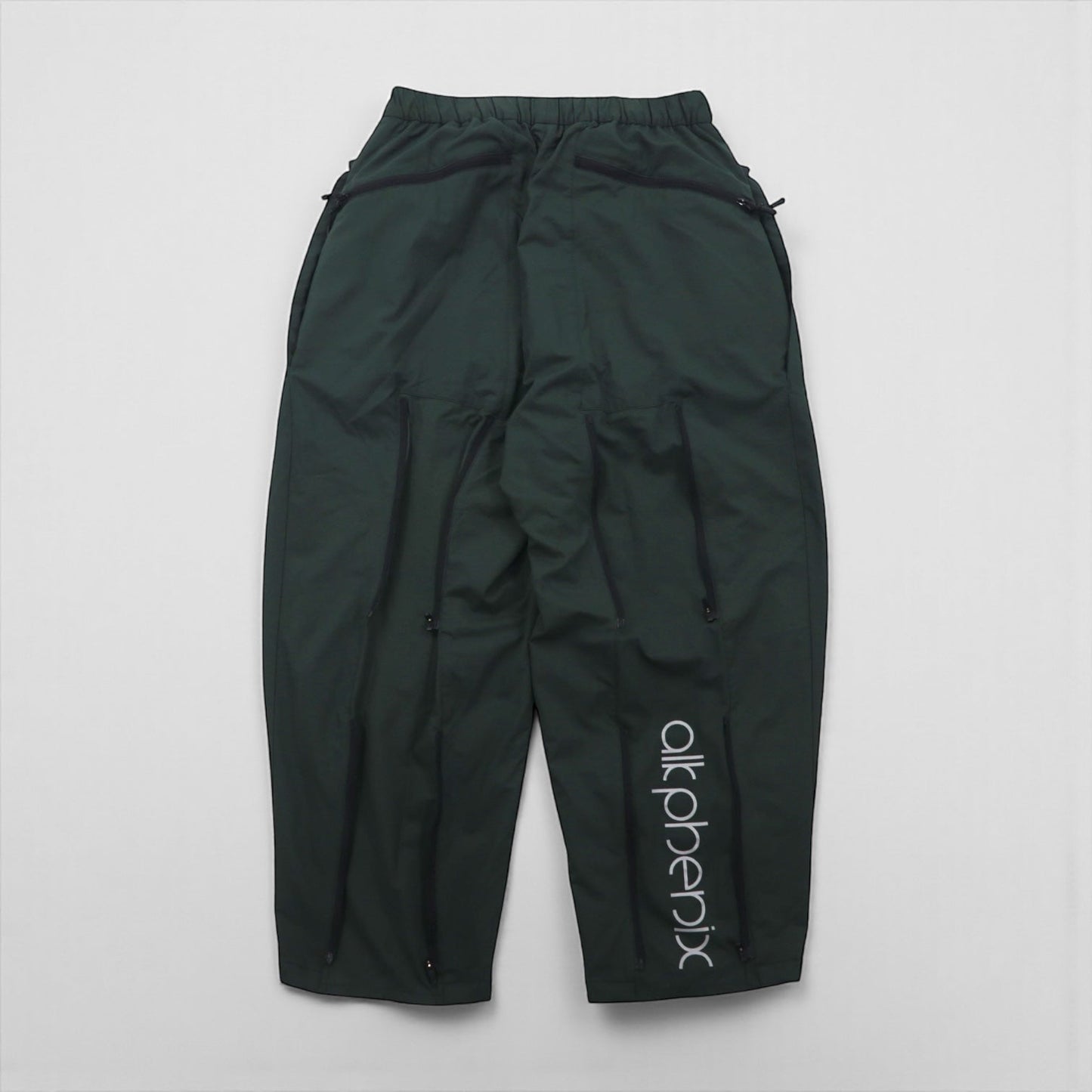 alk phenix クランク ボンテージパンツ crank bondage pants ワイド ナイロンパンツ S グリーン P0952PA57