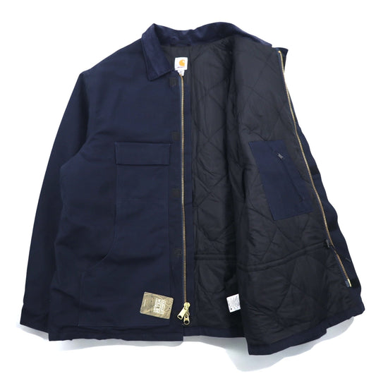 Carhartt Duck Traditional Coat, Size 2XL, Navy, Quilted Liner, Corduroy Collar, C003-DNY, Unused