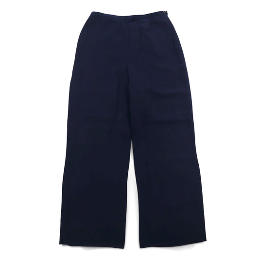 Burberry's 90s Wide Leg Slacks, Size M, Navy, Rayon