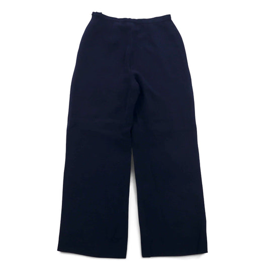 Burberry's 90s Wide Leg Slacks, Size M, Navy, Rayon