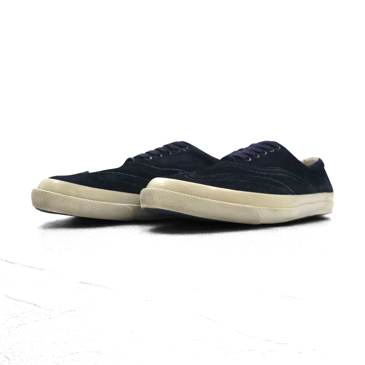 nonnative x SOPHNET. x GENERIC SURPLUS Wingtip Sneakers, Size 28.5cm, Navy Suede, EP20